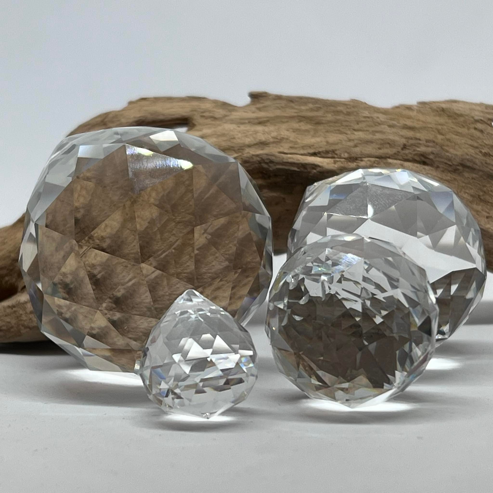 Boule de Cristal Feng Shui Facettée Ø 4 cm – Tierra Zen
