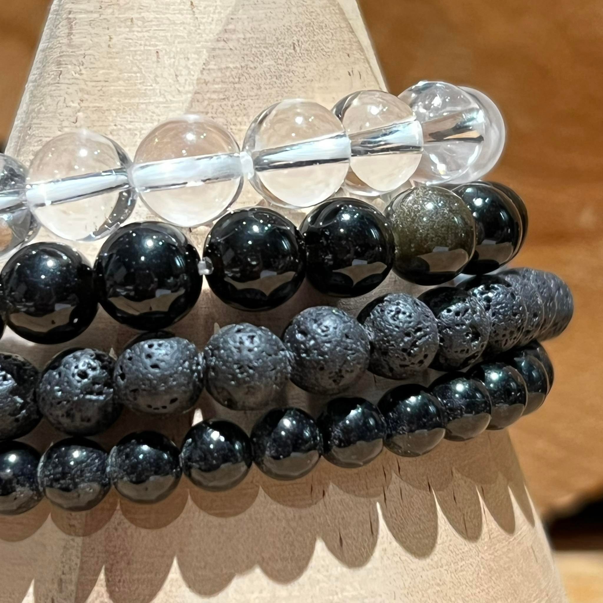 Bracelet en pierre de lave pour homme - Boutique Zen Style